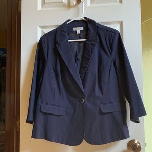 Dress Barn navy blue jacket XL